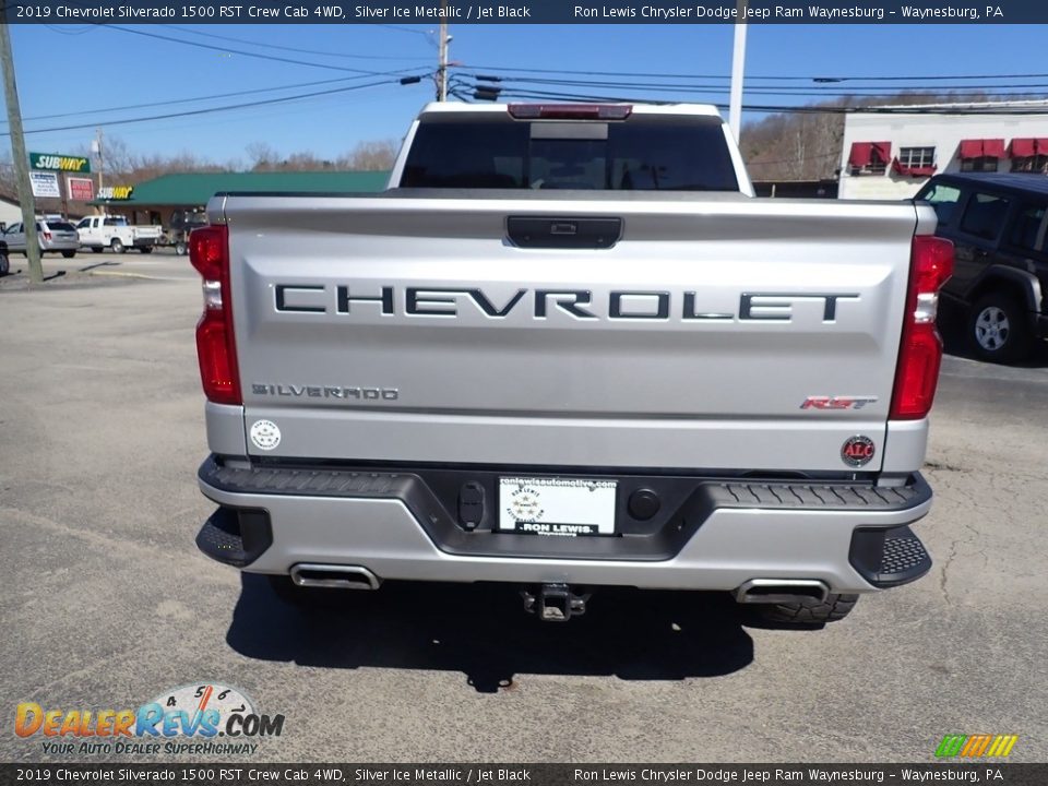 2019 Chevrolet Silverado 1500 RST Crew Cab 4WD Silver Ice Metallic / Jet Black Photo #4