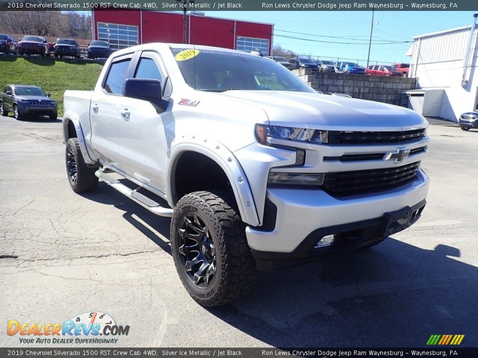 2019 Chevrolet Silverado 1500 RST Crew Cab 4WD Silver Ice Metallic / Jet Black Photo #7