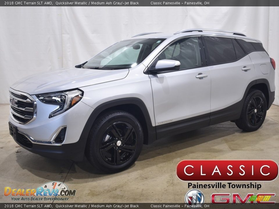 2018 GMC Terrain SLT AWD Quicksilver Metallic / Medium Ash Gray/­Jet Black Photo #1