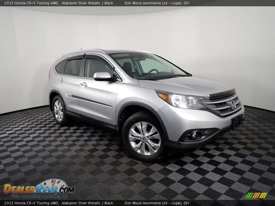 Alabaster Silver Metallic 2013 Honda CR-V Touring AWD Photo #5