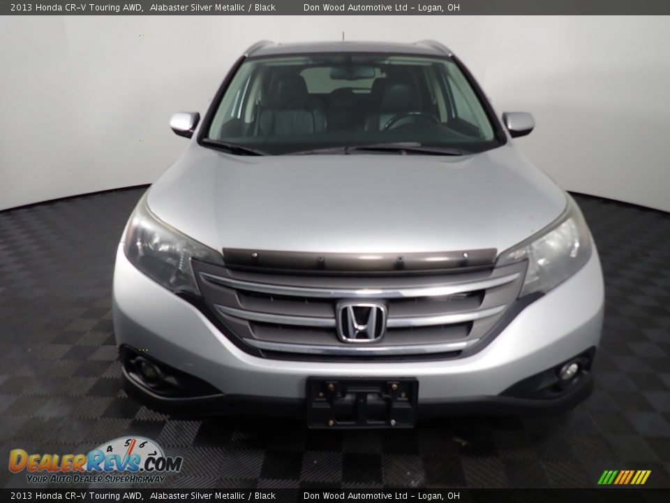 2013 Honda CR-V Touring AWD Alabaster Silver Metallic / Black Photo #7