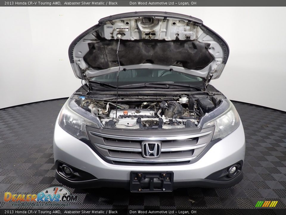 2013 Honda CR-V Touring AWD Alabaster Silver Metallic / Black Photo #8