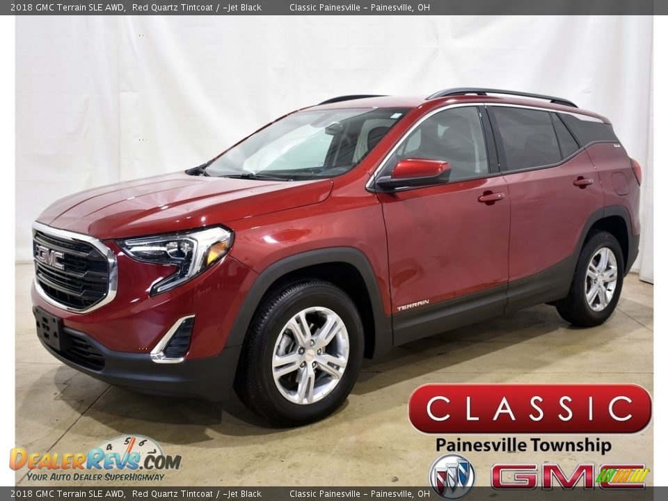 2018 GMC Terrain SLE AWD Red Quartz Tintcoat / ­Jet Black Photo #1