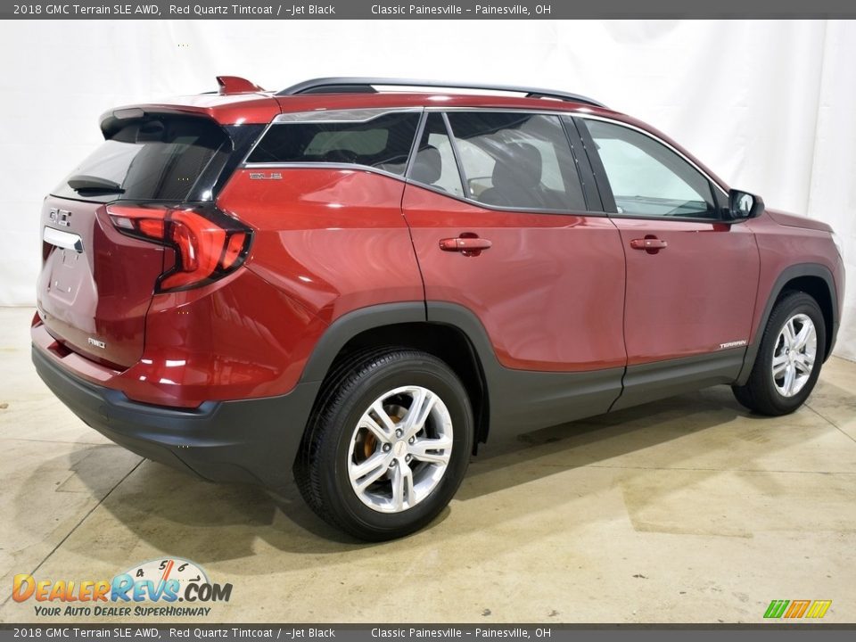 2018 GMC Terrain SLE AWD Red Quartz Tintcoat / ­Jet Black Photo #2