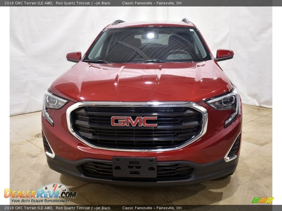 2018 GMC Terrain SLE AWD Red Quartz Tintcoat / ­Jet Black Photo #4