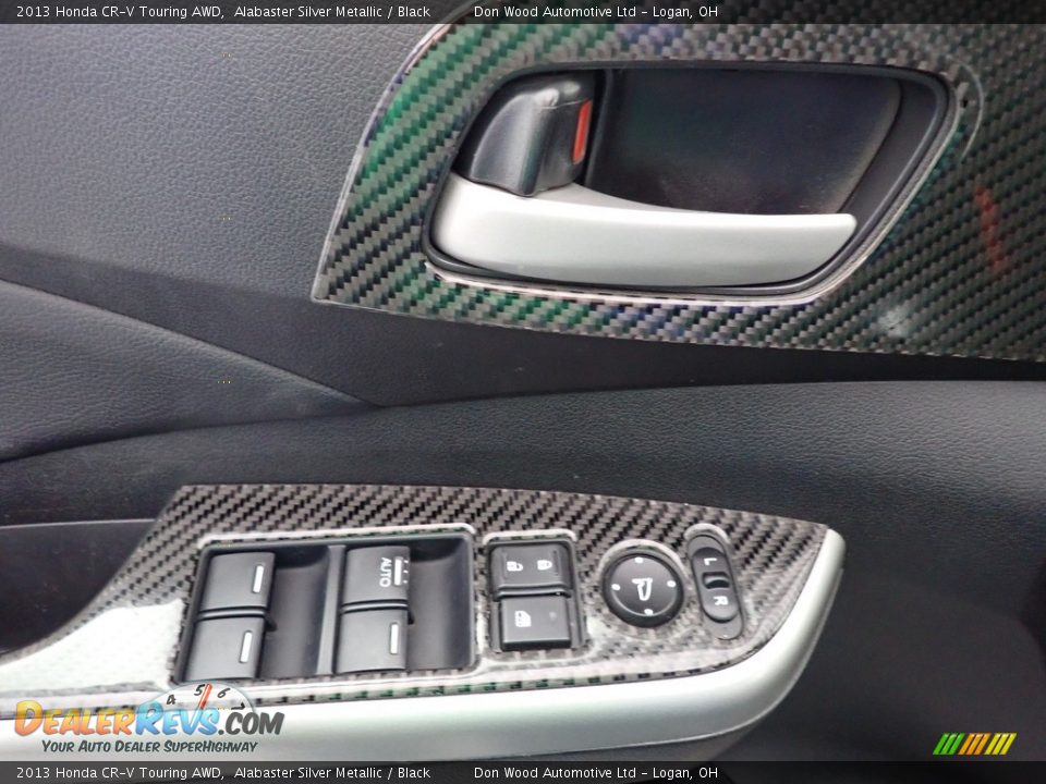 2013 Honda CR-V Touring AWD Alabaster Silver Metallic / Black Photo #21