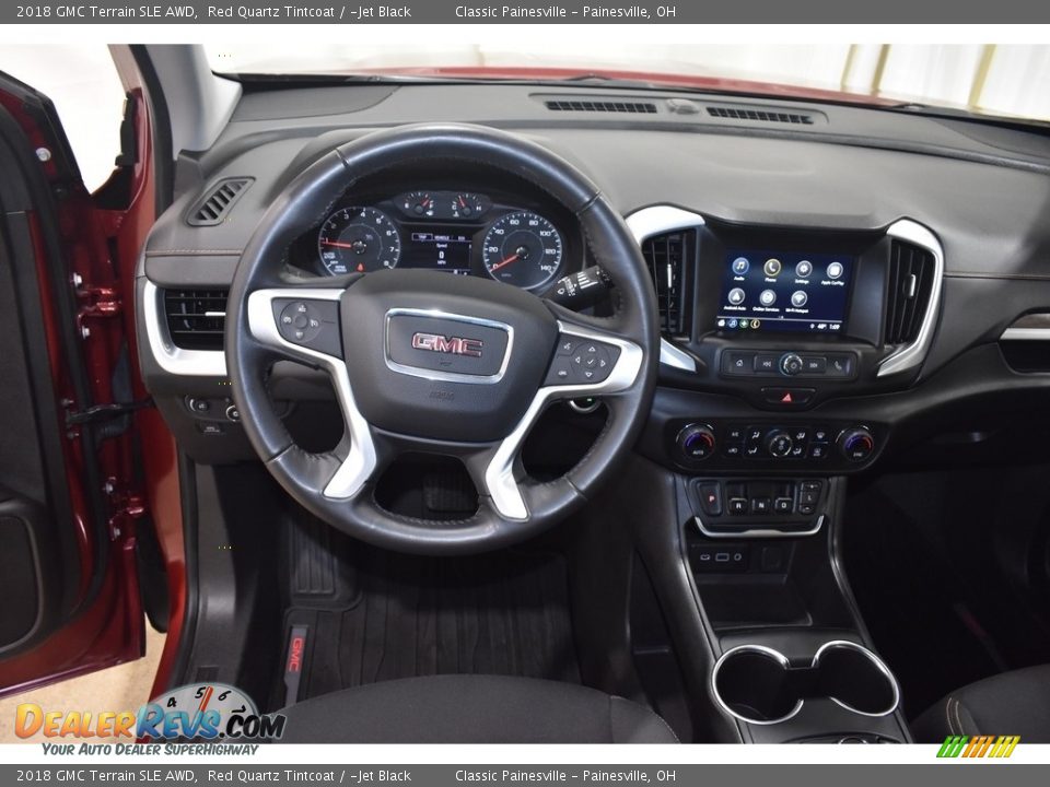 2018 GMC Terrain SLE AWD Red Quartz Tintcoat / ­Jet Black Photo #12