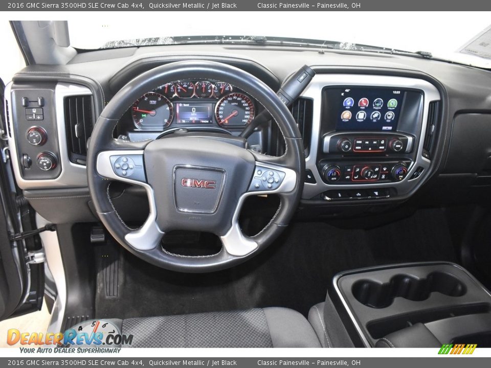 Dashboard of 2016 GMC Sierra 3500HD SLE Crew Cab 4x4 Photo #11