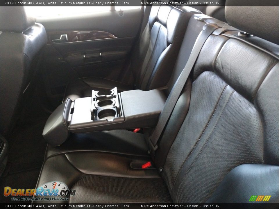 2012 Lincoln MKX AWD White Platinum Metallic Tri-Coat / Charcoal Black Photo #18