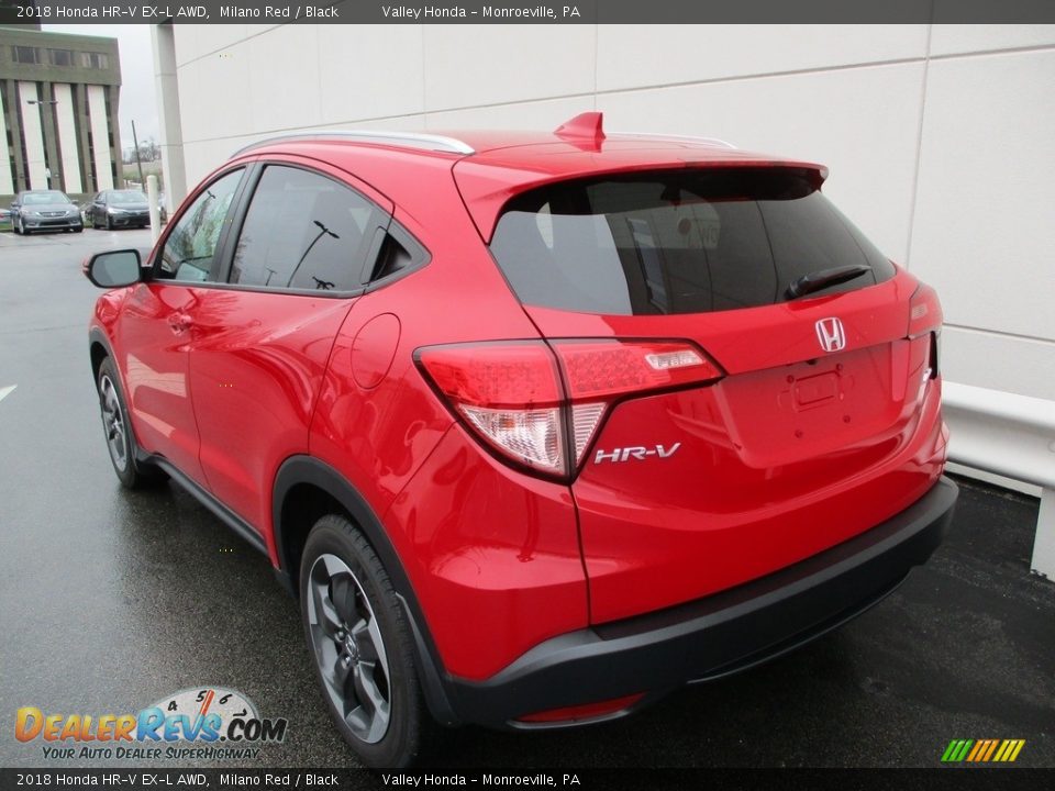 2018 Honda HR-V EX-L AWD Milano Red / Black Photo #3