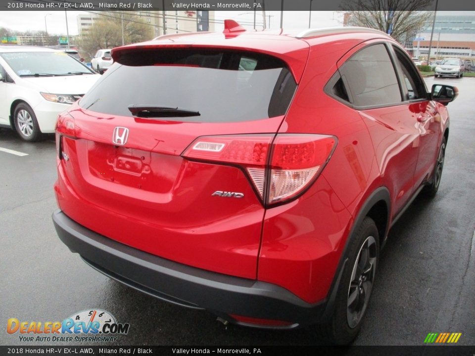 2018 Honda HR-V EX-L AWD Milano Red / Black Photo #5