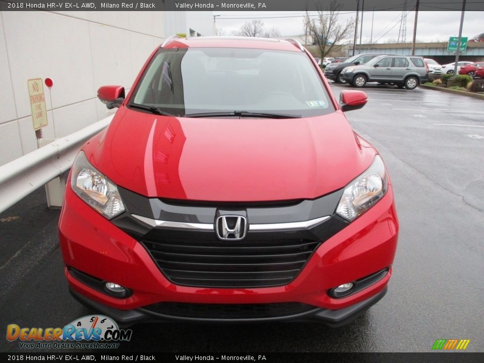 2018 Honda HR-V EX-L AWD Milano Red / Black Photo #8