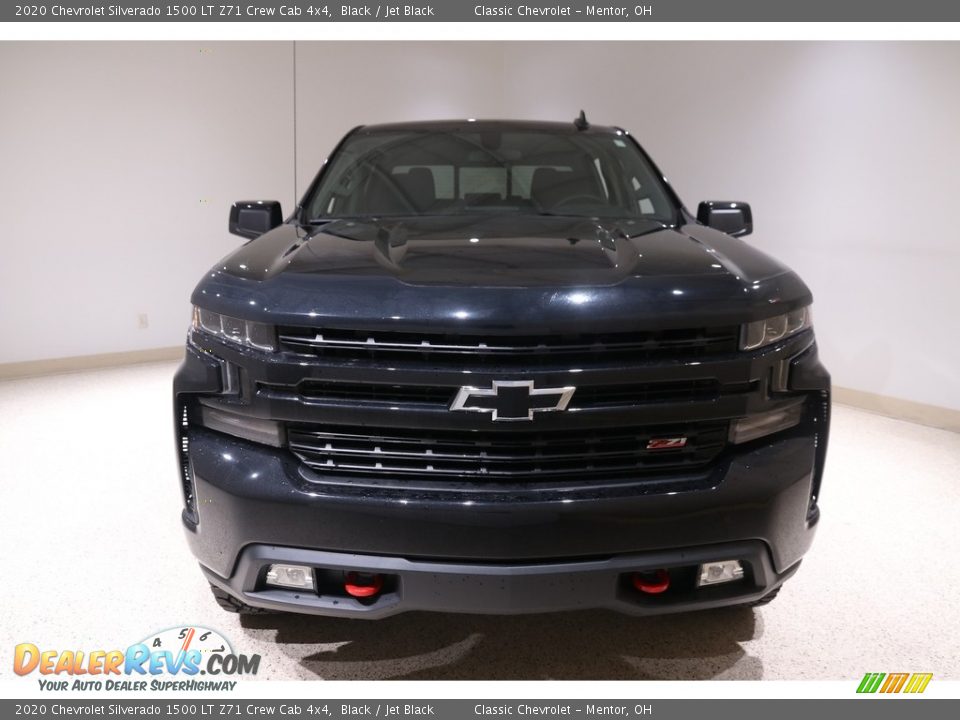 2020 Chevrolet Silverado 1500 LT Z71 Crew Cab 4x4 Black / Jet Black Photo #2