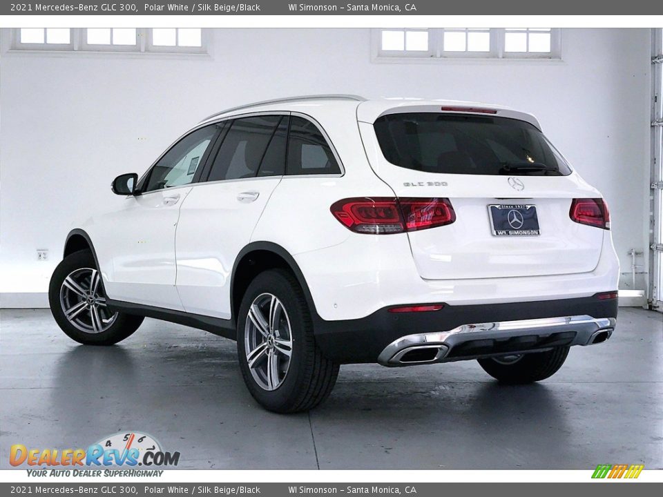 2021 Mercedes-Benz GLC 300 Polar White / Silk Beige/Black Photo #2