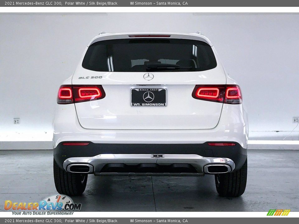 2021 Mercedes-Benz GLC 300 Polar White / Silk Beige/Black Photo #3