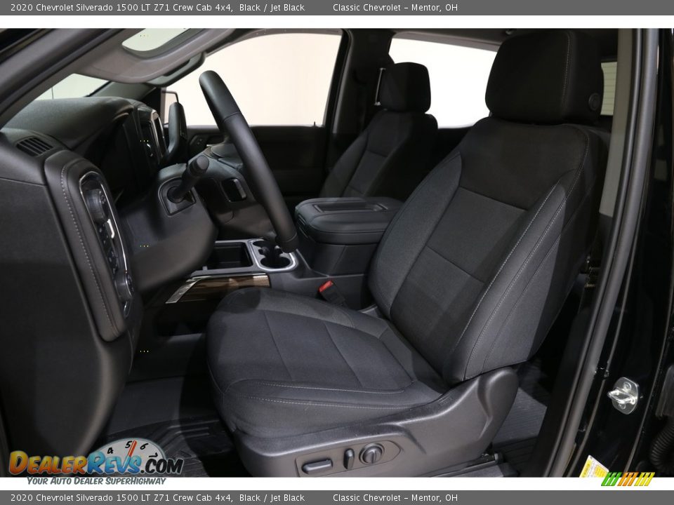 2020 Chevrolet Silverado 1500 LT Z71 Crew Cab 4x4 Black / Jet Black Photo #5