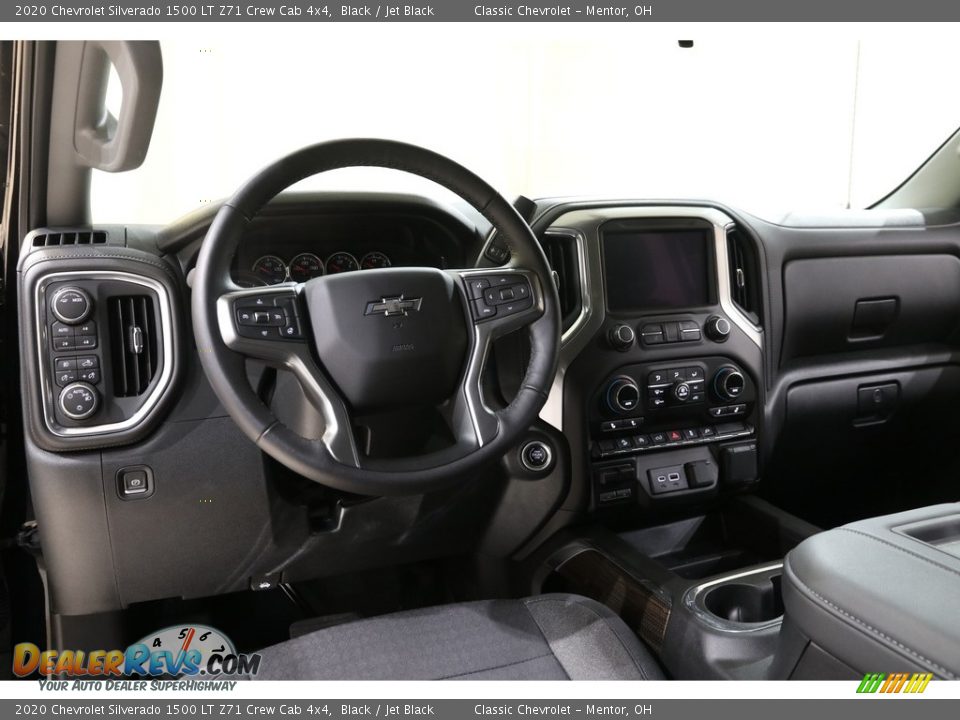 2020 Chevrolet Silverado 1500 LT Z71 Crew Cab 4x4 Black / Jet Black Photo #7