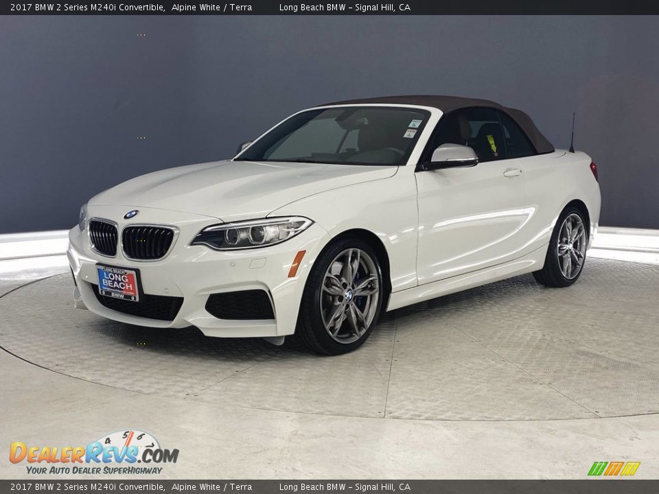 2017 BMW 2 Series M240i Convertible Alpine White / Terra Photo #3