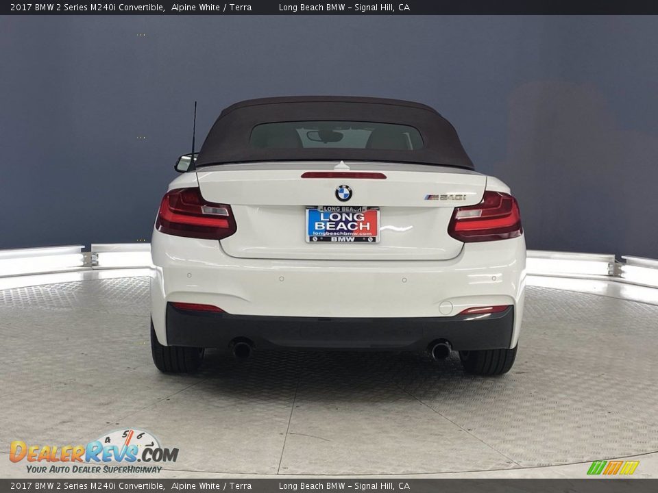 2017 BMW 2 Series M240i Convertible Alpine White / Terra Photo #4