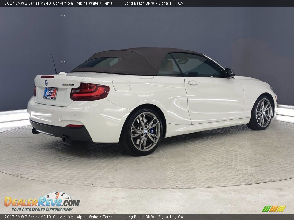 2017 BMW 2 Series M240i Convertible Alpine White / Terra Photo #5