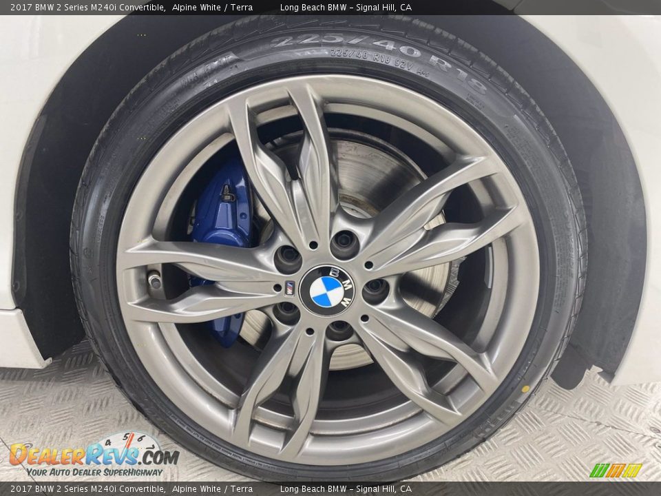 2017 BMW 2 Series M240i Convertible Alpine White / Terra Photo #6