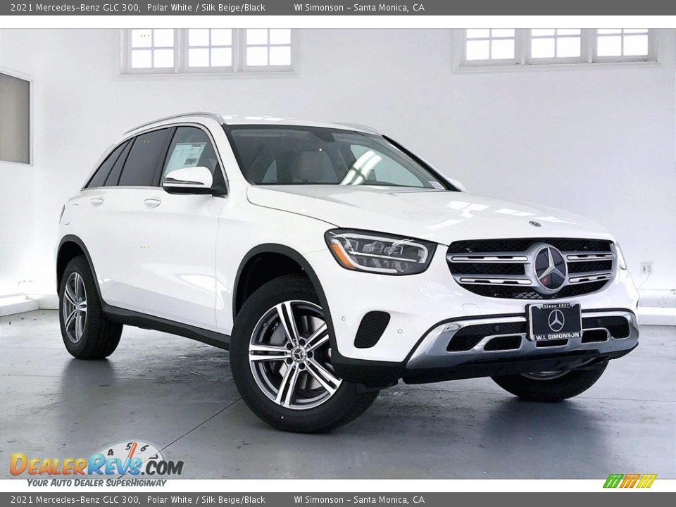 2021 Mercedes-Benz GLC 300 Polar White / Silk Beige/Black Photo #13