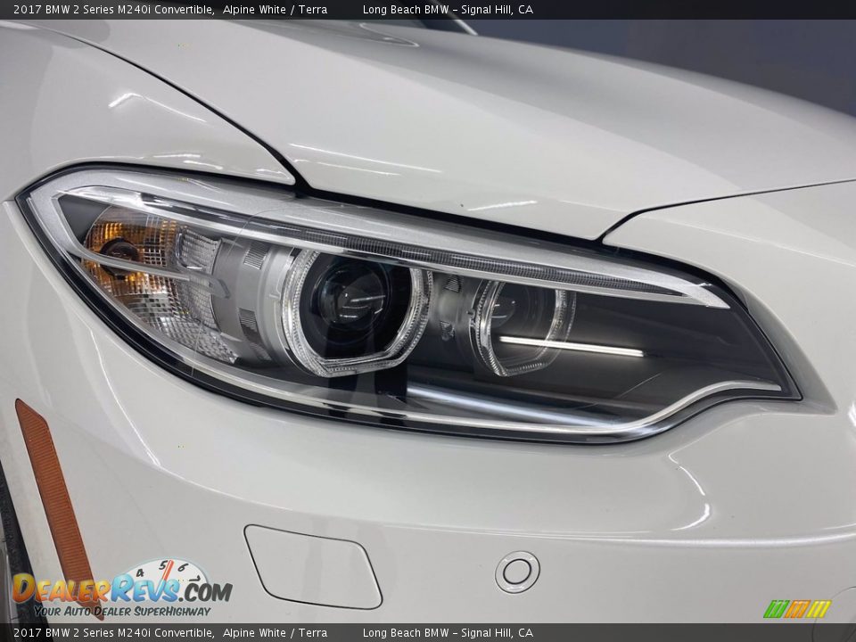 2017 BMW 2 Series M240i Convertible Alpine White / Terra Photo #7