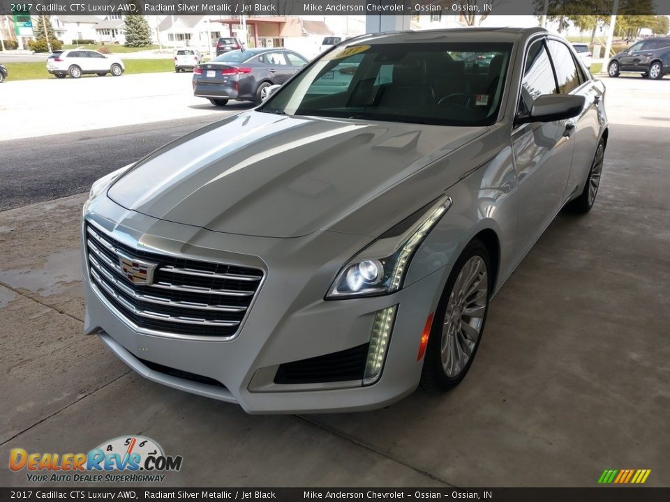 2017 Cadillac CTS Luxury AWD Radiant Silver Metallic / Jet Black Photo #8