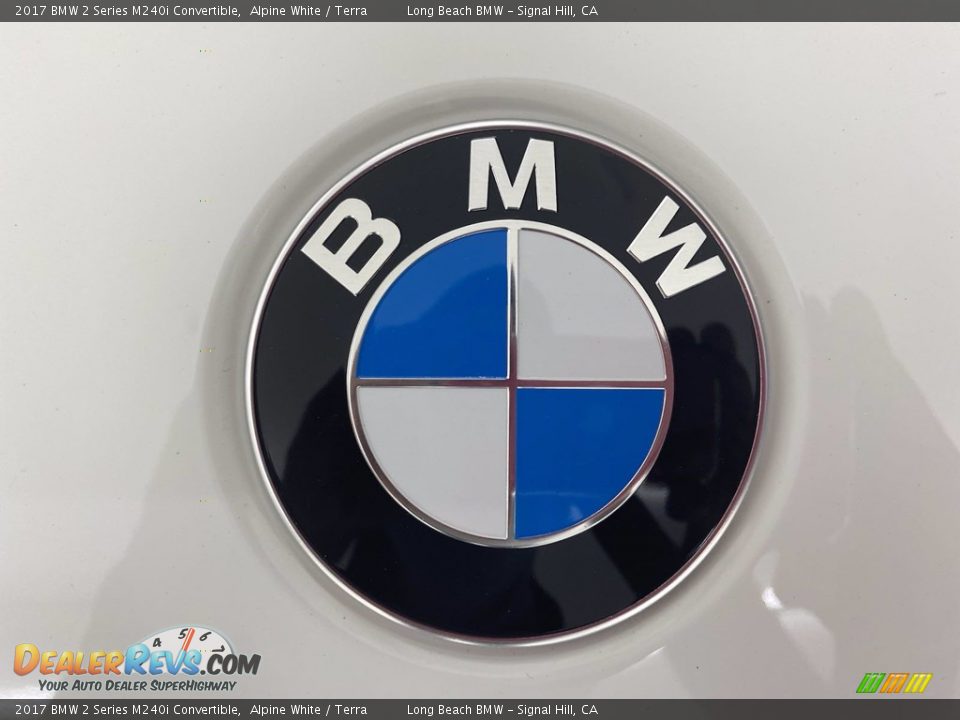2017 BMW 2 Series M240i Convertible Alpine White / Terra Photo #8