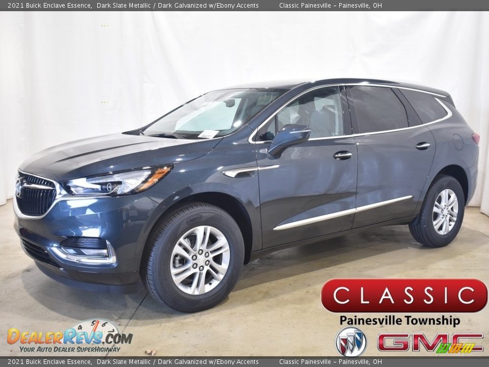 2021 Buick Enclave Essence Dark Slate Metallic / Dark Galvanized w/Ebony Accents Photo #1