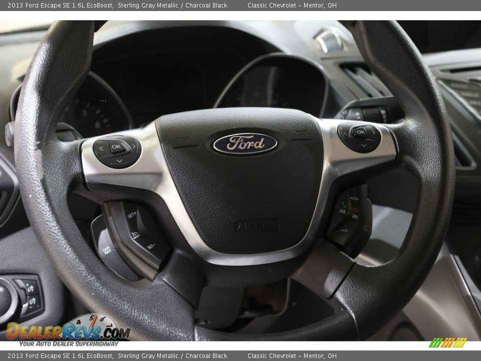 2013 Ford Escape SE 1.6L EcoBoost Sterling Gray Metallic / Charcoal Black Photo #7