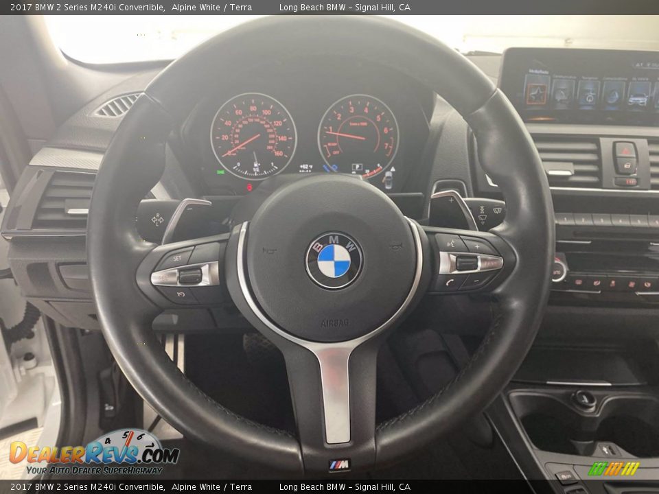 2017 BMW 2 Series M240i Convertible Steering Wheel Photo #18