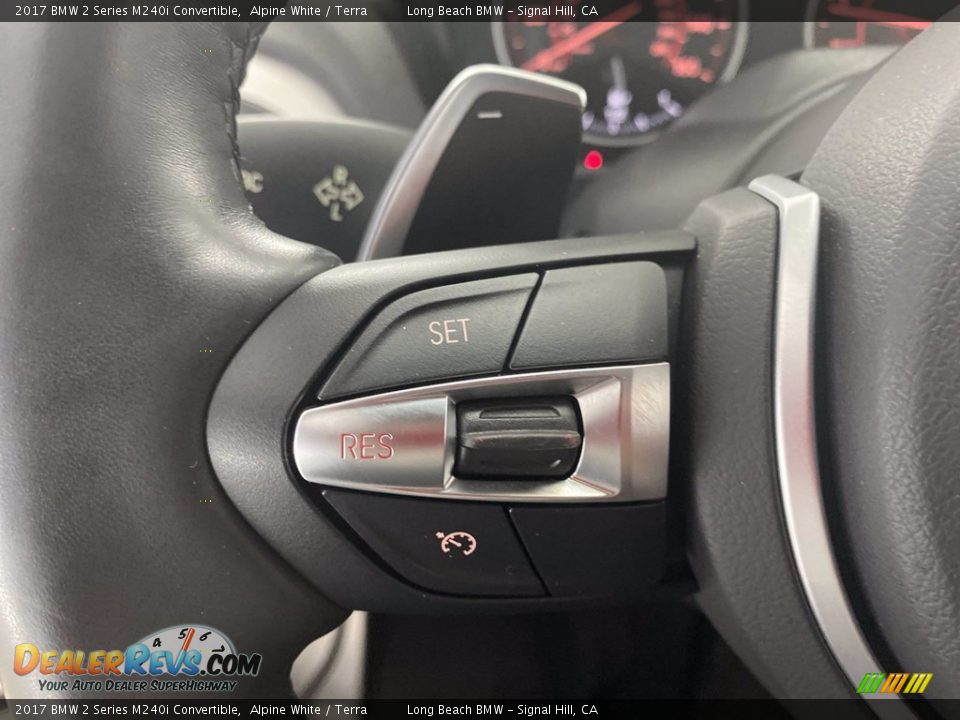 2017 BMW 2 Series M240i Convertible Steering Wheel Photo #19