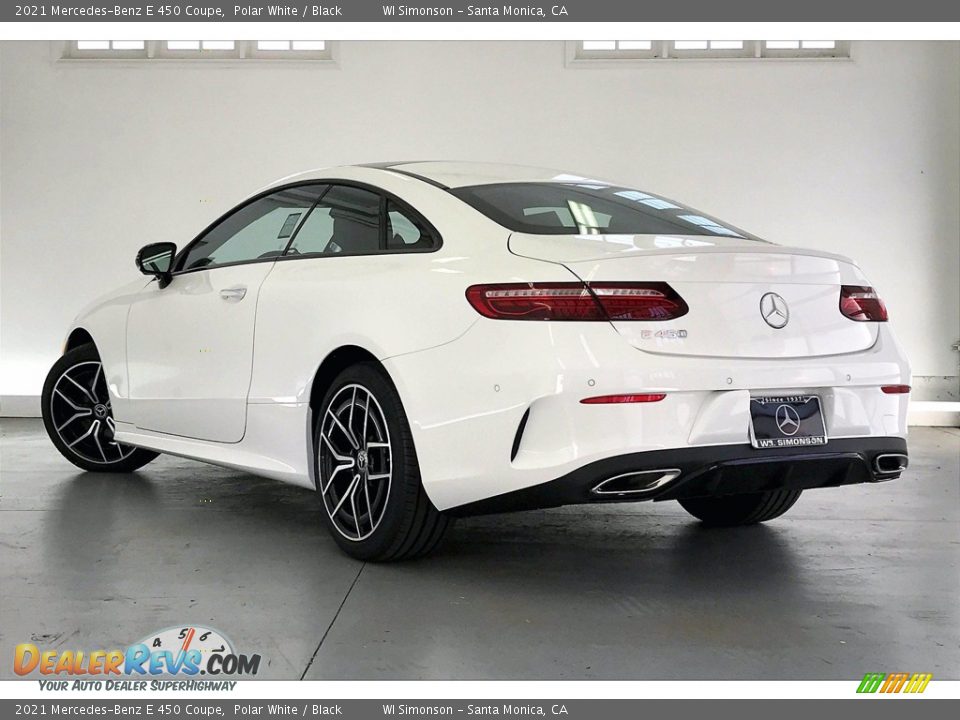 2021 Mercedes-Benz E 450 Coupe Polar White / Black Photo #2