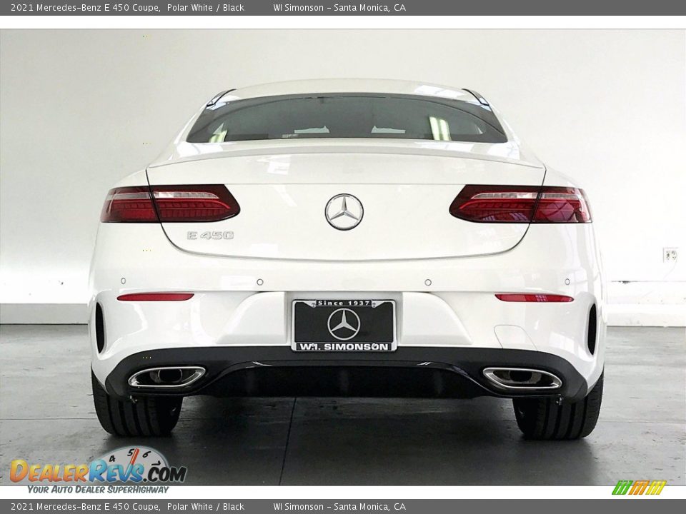 2021 Mercedes-Benz E 450 Coupe Polar White / Black Photo #3