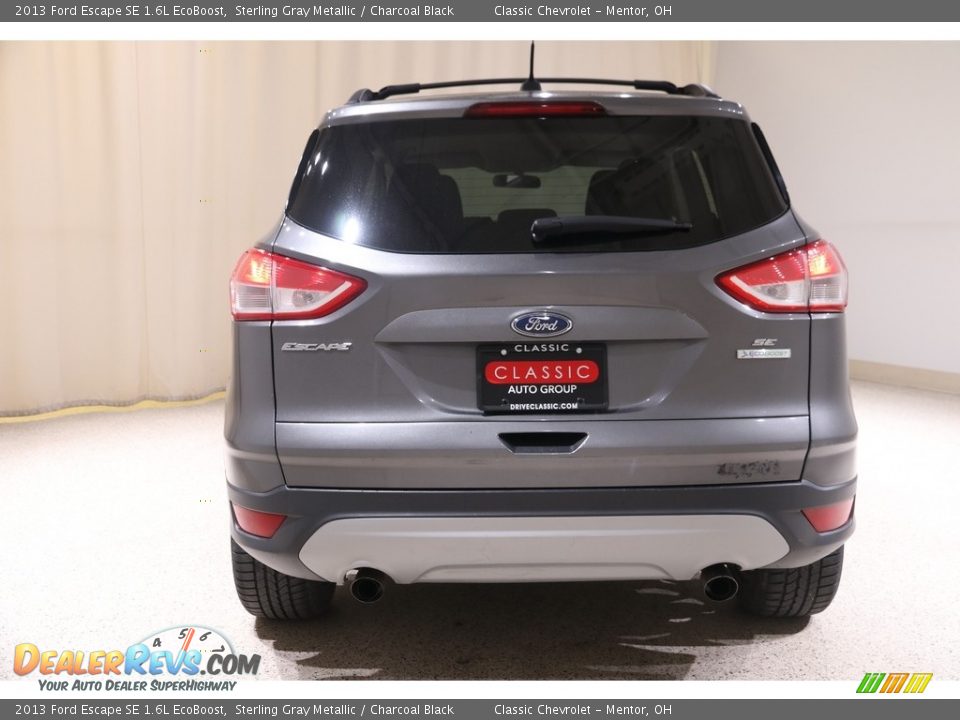 2013 Ford Escape SE 1.6L EcoBoost Sterling Gray Metallic / Charcoal Black Photo #16