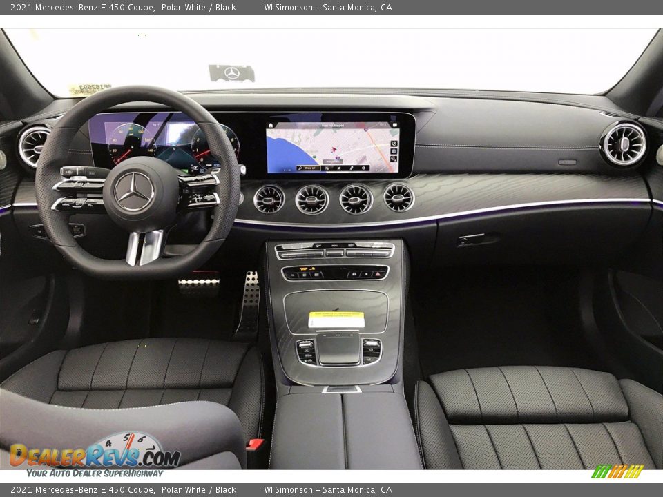 2021 Mercedes-Benz E 450 Coupe Polar White / Black Photo #6