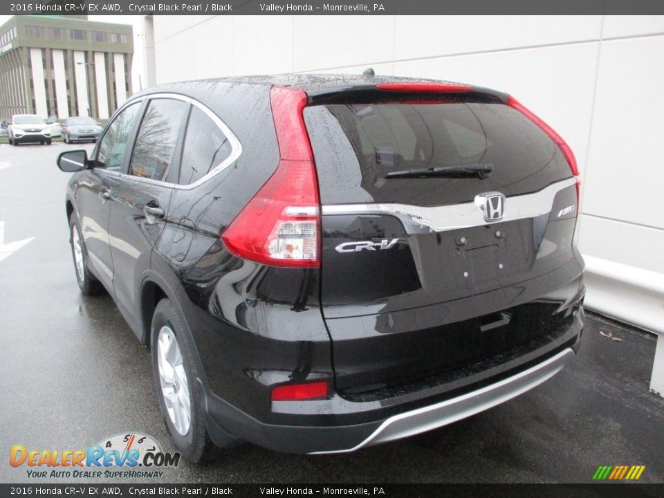 2016 Honda CR-V EX AWD Crystal Black Pearl / Black Photo #3