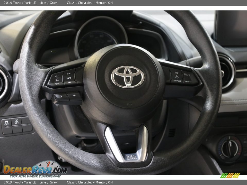 2019 Toyota Yaris LE Icicle / Gray Photo #7
