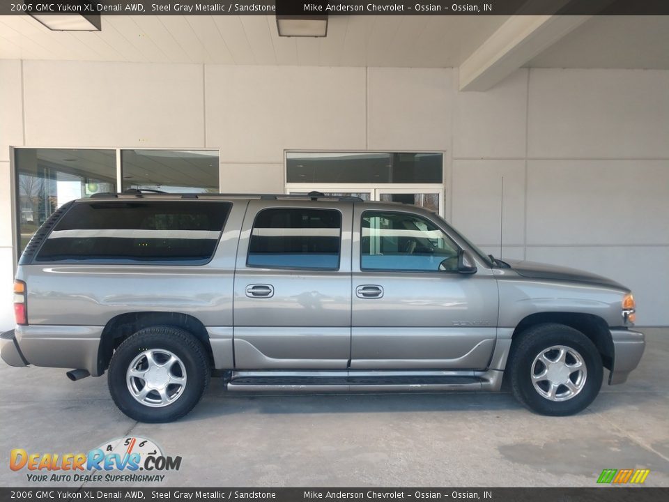 2006 GMC Yukon XL Denali AWD Steel Gray Metallic / Sandstone Photo #3