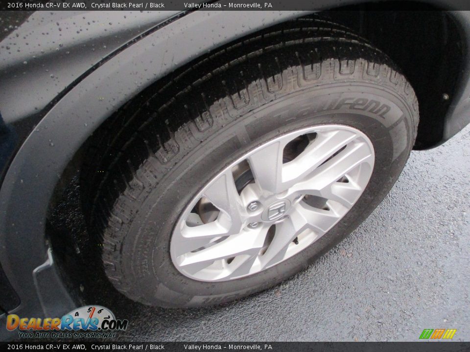 2016 Honda CR-V EX AWD Crystal Black Pearl / Black Photo #6