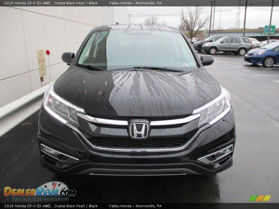 2016 Honda CR-V EX AWD Crystal Black Pearl / Black Photo #8