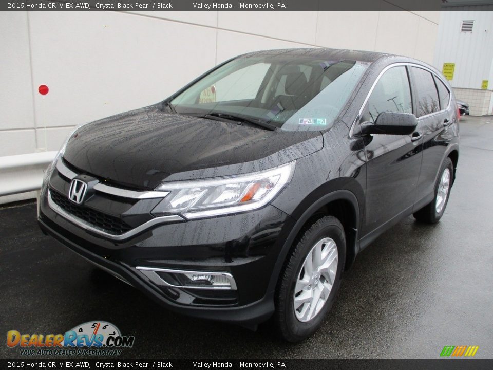 2016 Honda CR-V EX AWD Crystal Black Pearl / Black Photo #9