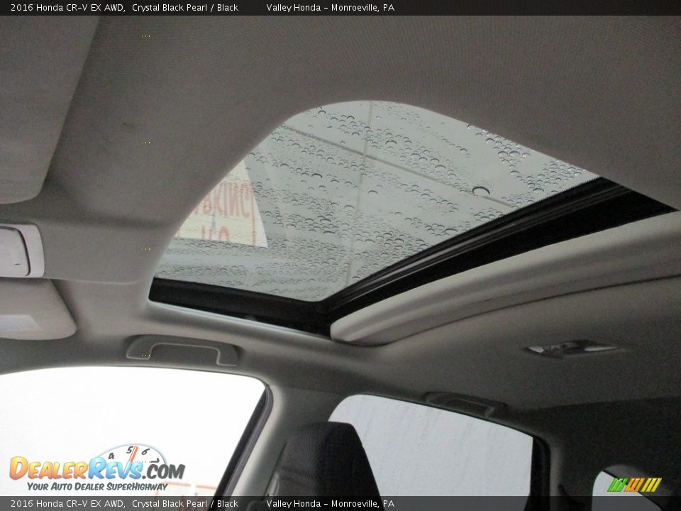 2016 Honda CR-V EX AWD Crystal Black Pearl / Black Photo #11