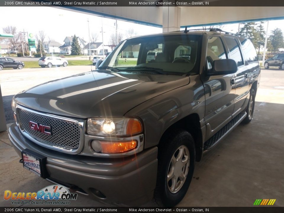 2006 GMC Yukon XL Denali AWD Steel Gray Metallic / Sandstone Photo #9