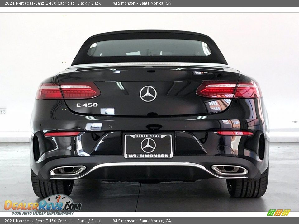 2021 Mercedes-Benz E 450 Cabriolet Black / Black Photo #3