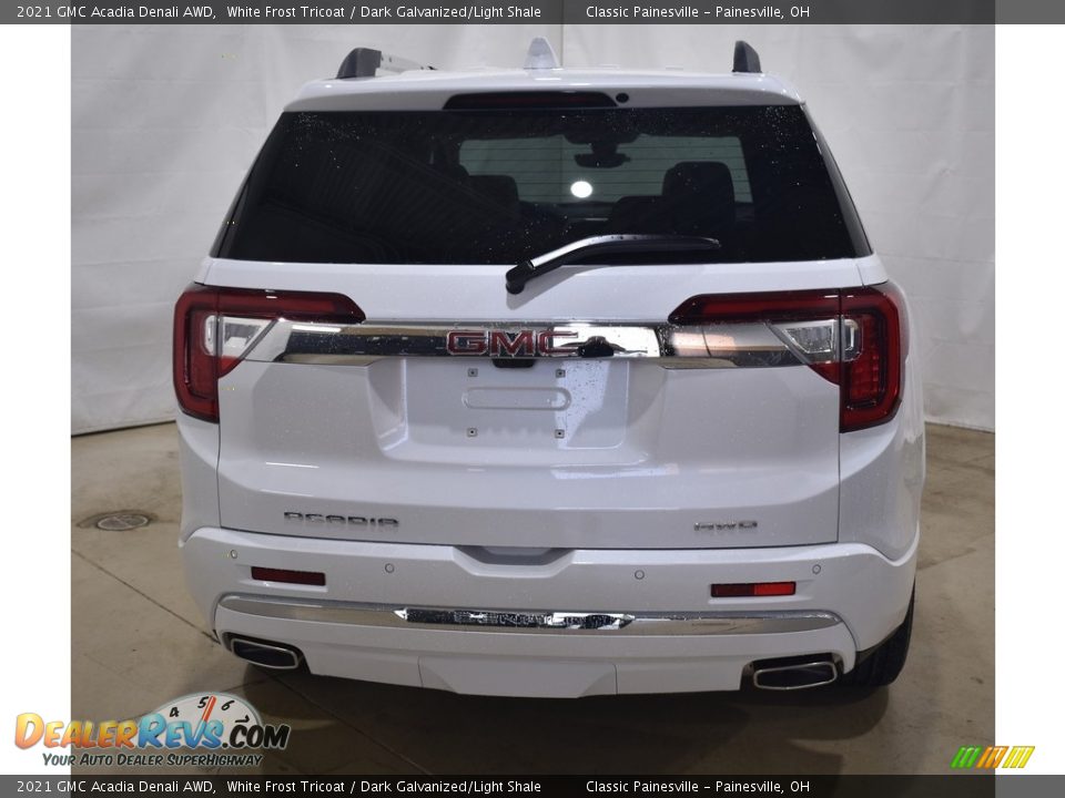 2021 GMC Acadia Denali AWD White Frost Tricoat / Dark Galvanized/Light Shale Photo #3