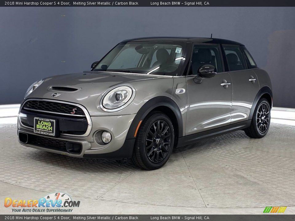 2018 Mini Hardtop Cooper S 4 Door Melting Silver Metallic / Carbon Black Photo #3