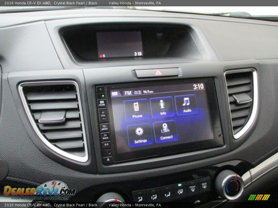 2016 Honda CR-V EX AWD Crystal Black Pearl / Black Photo #15