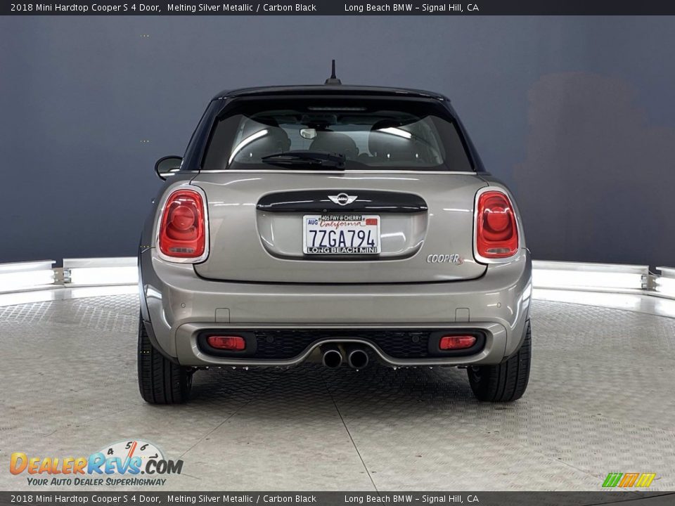 2018 Mini Hardtop Cooper S 4 Door Melting Silver Metallic / Carbon Black Photo #4